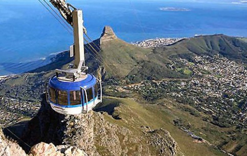  Cape Town:  South Africa:  
 
 Table Mountain-Cableway 