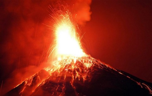  Iceland:  
 
 Volcano of Eyjafjallajökull