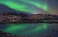 polar lights in norway 写真