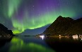 polar lights in norway 写真