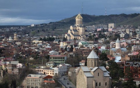 The most interesting part of Tbilisi is the old city with narrow medieval streets. In architecture local Georgian style is mixed with Byzantine, European and Middle Eastern
