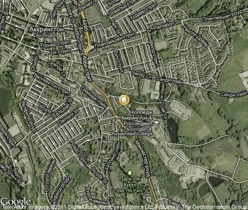 map: Accrington and Rossendale College