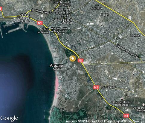 map: Agadir