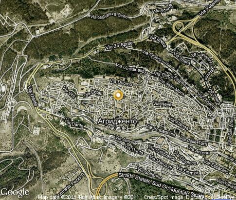 map: Agrigento