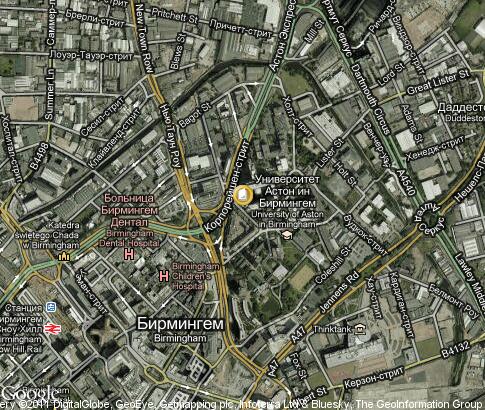 map: Aston University
