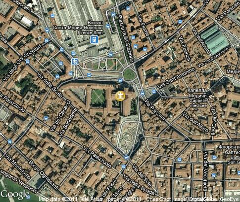 map: Basilica of Santa Maria Novella