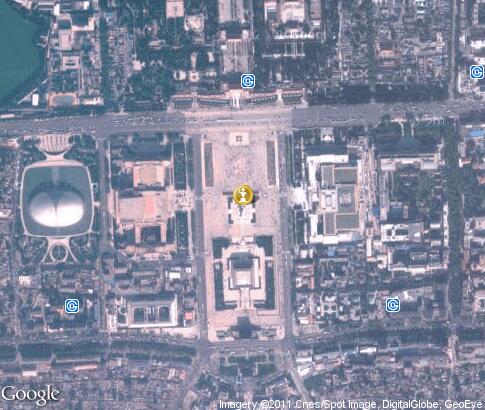 карта: Площадь Тяньаньмэнь