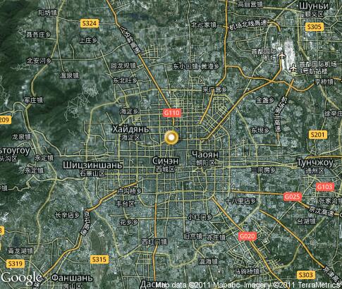 карта: Пекин
