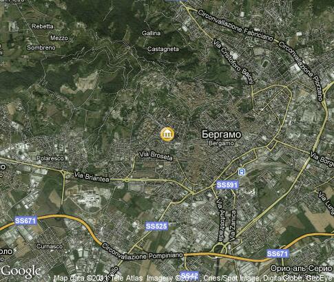 карта: Бергамо, культура