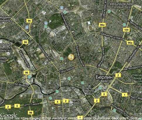 map: Berlin, history