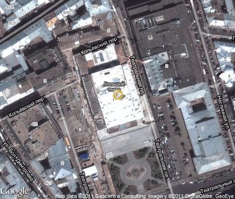 map: Bolshoi Theatre