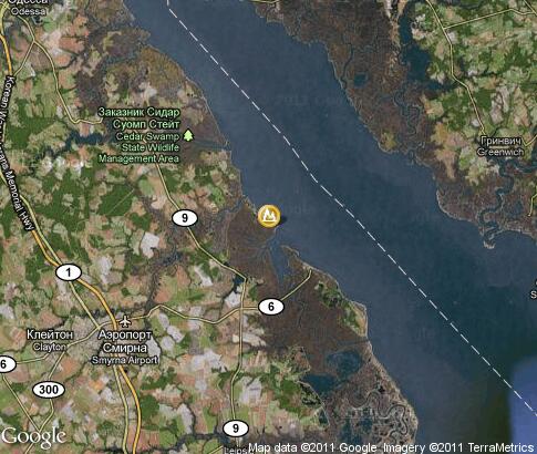 map: Bombay Hook National Wildlife Refuge