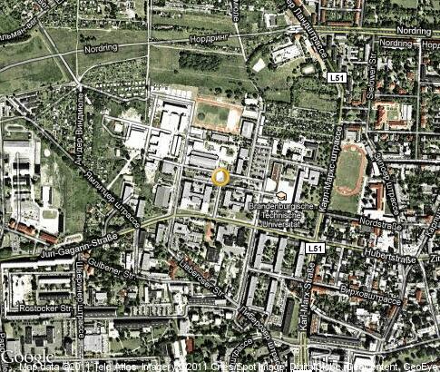 地图: Brandenburgische Technische Universität Cottbus
