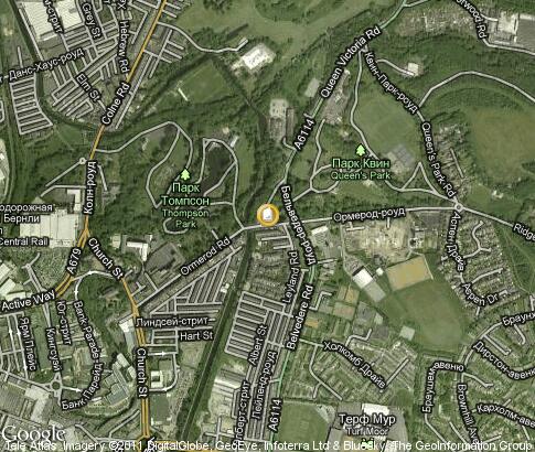 map: Burnley College