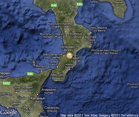 map: Calabria, Culture