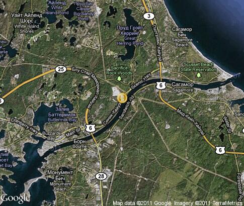 map: Cape Cod Canal