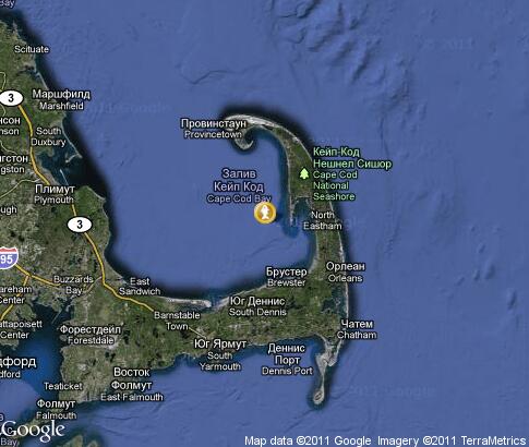 map: Cape Cod Fishing