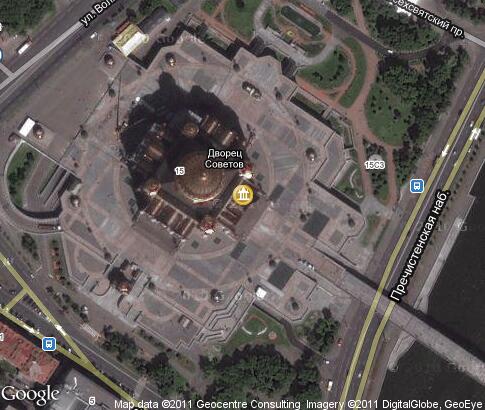 地图: 救世主大教堂 (莫斯科)