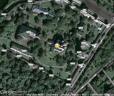 map: Cathedral of Our Lady of Smolensk, Novodevichy Convent
