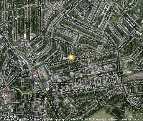 map: Central School of Speech and Drama - University of London