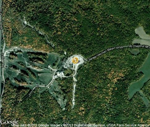 map: Chestnut Mountain ski resort