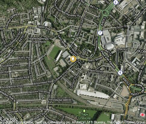 地图: City College Coventry