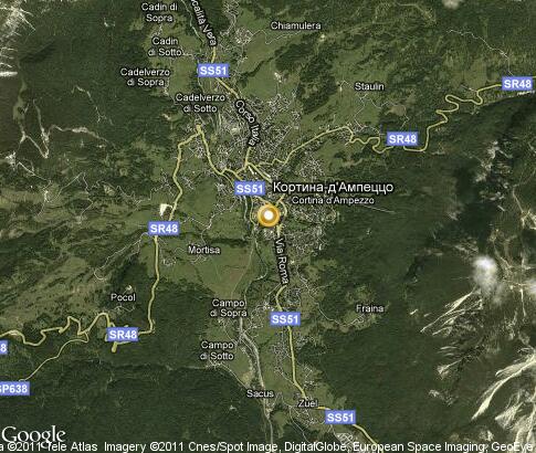 map: Cortina d’Ampezzo