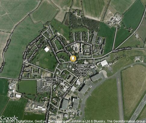 map: Cranfield University