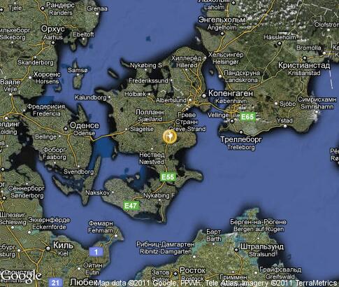 map: Denmark tours