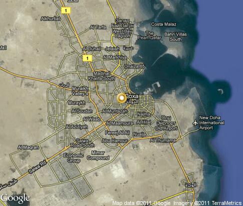 map: Doha
