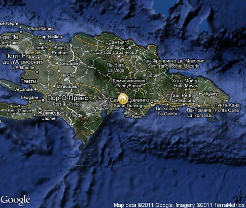 map: Dominican Republic, Resort