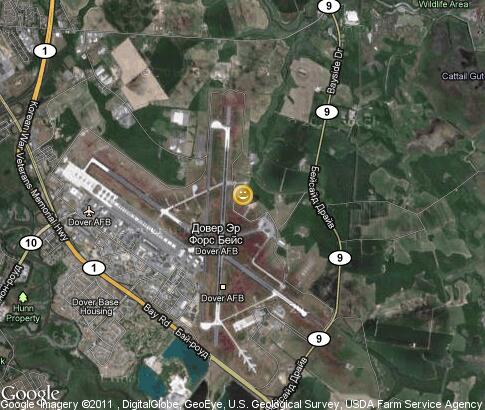 map: Dover Air Show