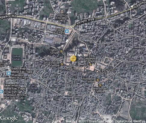 Satellite Map Of Kathmandu Durbar Square: Video, Popular Tourist Places, Satellite Map, Images -  Kathmandu - Nepal , Tours Tv