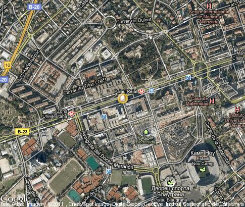 карта: ETS de Arquitectura de Barcelona