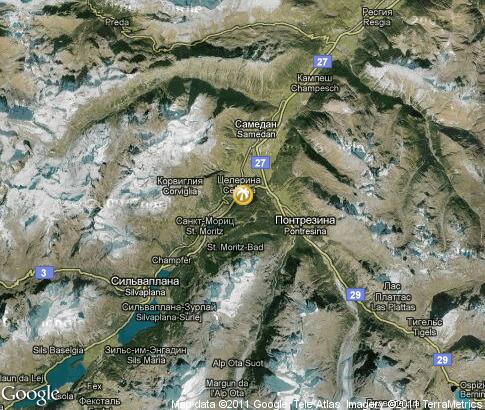 map: Engadin