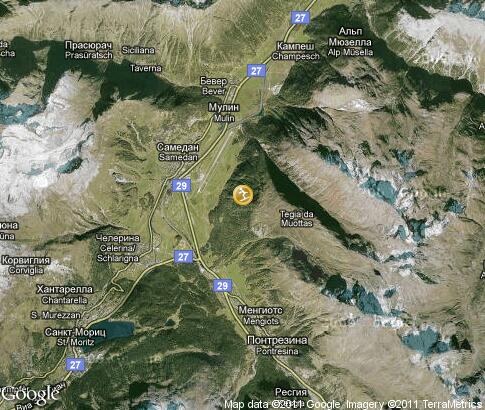 карта: Лыжный курот, Энгадин