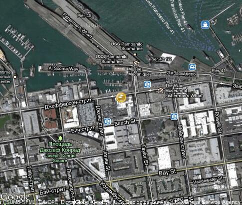 map: Fisherman's Wharf