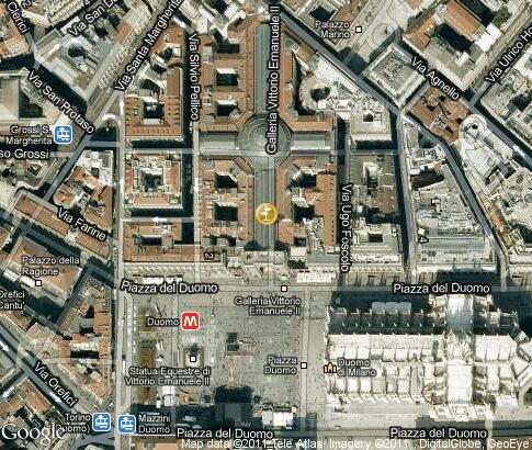 map: Galleria Vittorio Emanuele II