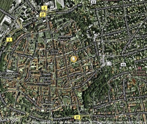 map: Georg-August-Universität Göttingen