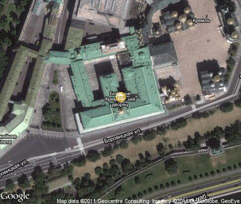 карта: Большой Кремлёвский дворец