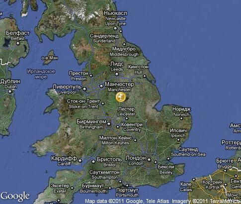 карта: Круги на полях, Англия