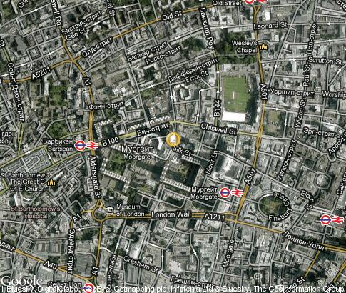 map: Guildhall School of Music and Drama