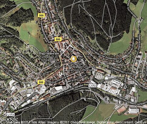 map: HFU Hochschule Furtwangen University