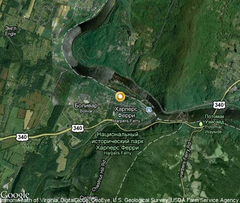 map: Harpers Ferry