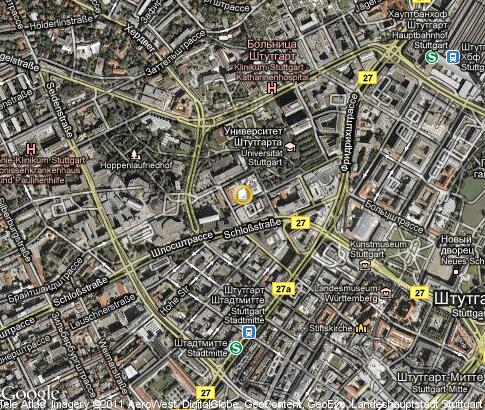 map: Hochschule für Technik Stuttgart