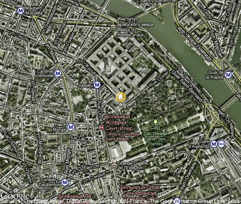 карта: Instiut de Physique du Globe de Paris