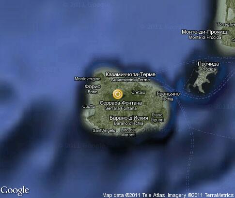 map: Ischia, island