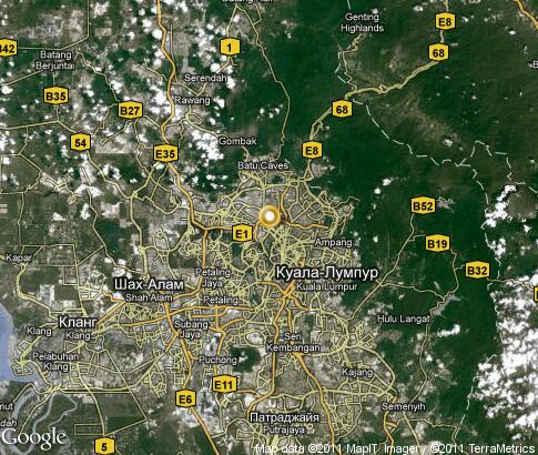 карта: Куала-Лумпур