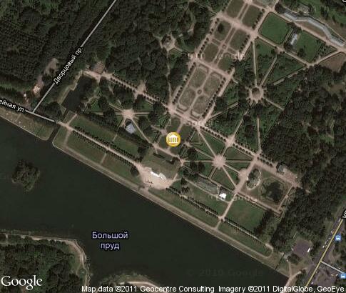map: Kuskovo Palace