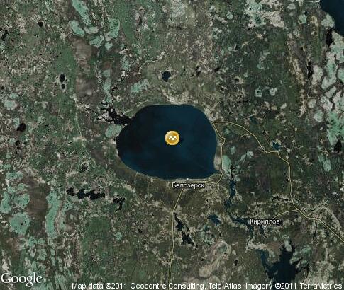 map: Lake Beloye